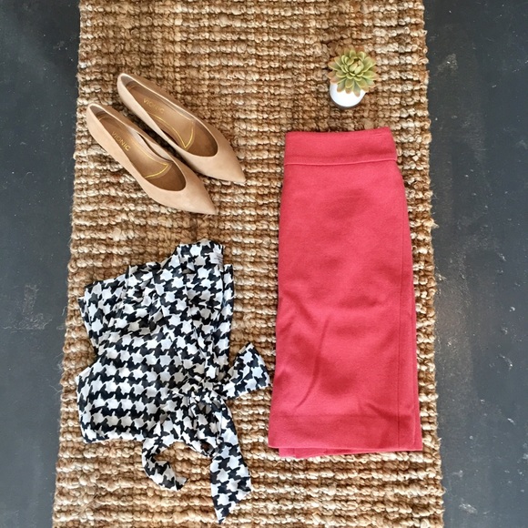 💗J.Crew Factory | 0 | Pencil Skirt Wool - Picture 2 of 7